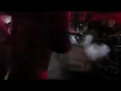 AFTER ACCIDENT, MAN BURNED TO DEATH INSIDE THE CAR