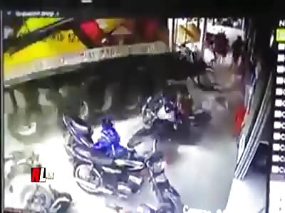 OUT OF CONTROL BEER TRUCK ACCIDENT