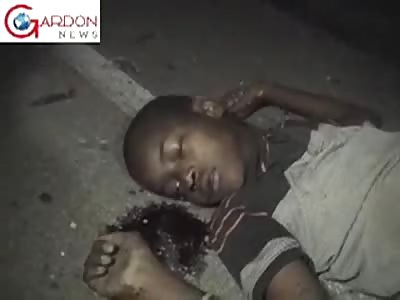 13-YEAR-OLD BOY DIES CRUSHED IN AN ACCIDENT