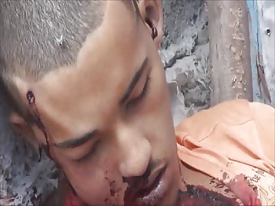 MAN WAS PURSUED AND KILLED WITH SEVERAL SHOTS