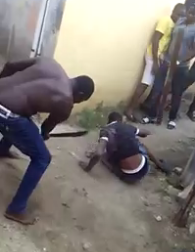 THIEF CAUGHT IN THE ACT IS BEATEN, STONED AND WOUNDED BY 'MACHETAZOS'