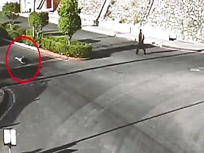 PEDESTRIAN IS RUN OVER BY VAN