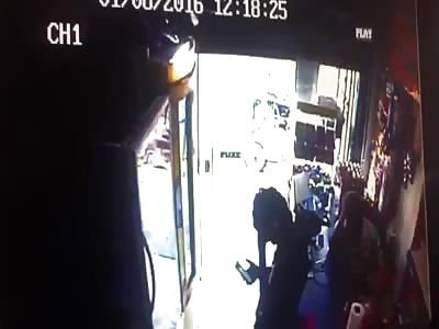 AFTER DISCUSSION, MAN IS SHOT IN THE ARM