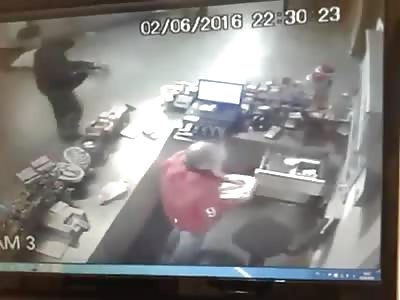 BUSINESSMAN AND SECURITY GUARD STABBED DURING ASSAULT