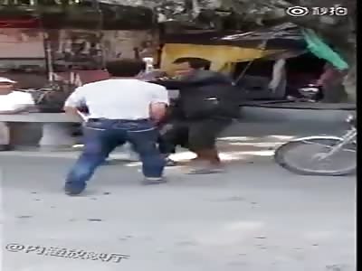 THRESHING THE BEGGAR