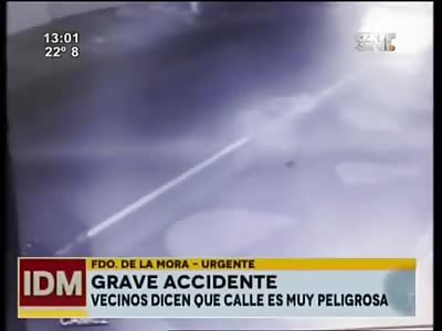 COUPLE IS BRUTALLY HIT BY SPEEDING CAR