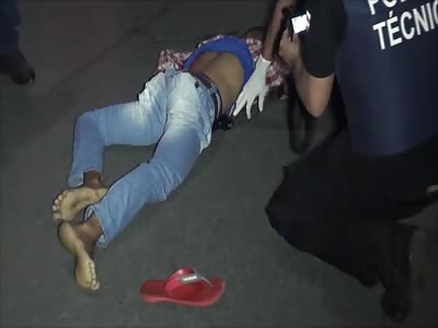 AFTER ASSAULT BANDIT WAS SHOT DEAD TRYING TO FLEE