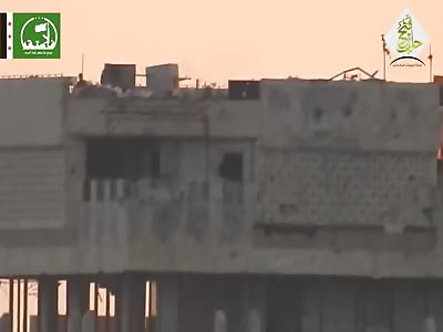 TOW MISSILE DESTROYING  MACHINE GUNS, KILLING COMBATANTS 