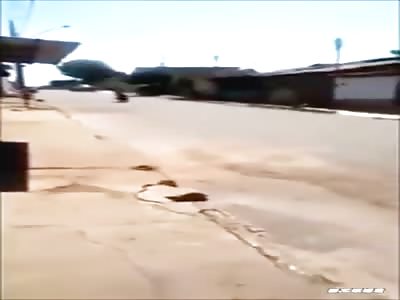 GIRLS ATTEMPTING A WHEELIE...