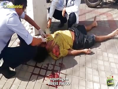 DYING MAN AFTER ATTEMPTING SUICIDE