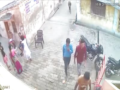 WOMAN AND CHILD WAS INJURED BY BULL