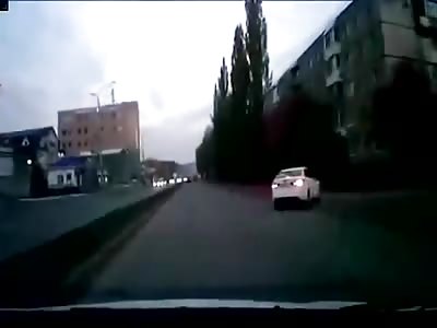 DRUNK DRIVER HITS WOMAN AT CROSSING AND DRIVES OFF