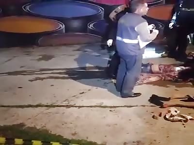 THE BODY OF A WOMAN, 25, WAS FOUND QUARTERED