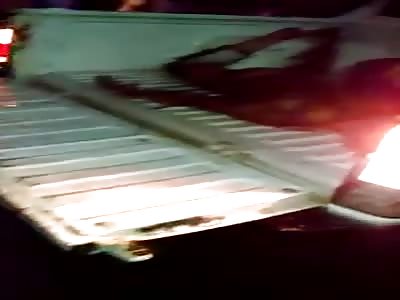 AFTERMATH OF AN IDIOT THAT SETS HIMSELF ON FIRE