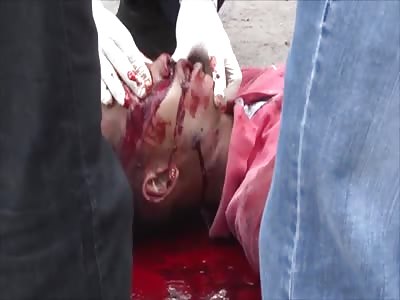 MAN WAS KILLED WITH SHOTS IN THE FACE