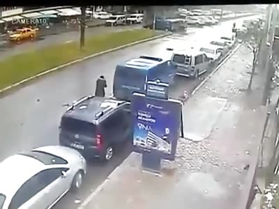 COP CHASES TERRORISTS WITH ONLY PISTOL AND DIES