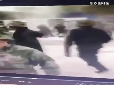 CRAZY DRIVER RUNS OVER POLICE