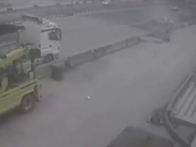 MAN STANDING ON MOTORWAY KILLED BY OUT-OF-CONTROL CAR