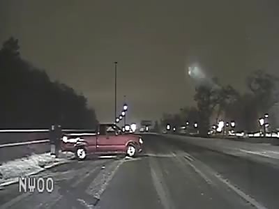 POLICE OFFICER AND WOMAN STRUCK BY CAR