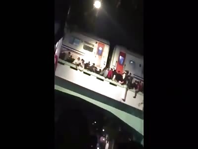 THREE DEAD AND SEVERAL WOUNDS IN TRAIN ACCIDENT