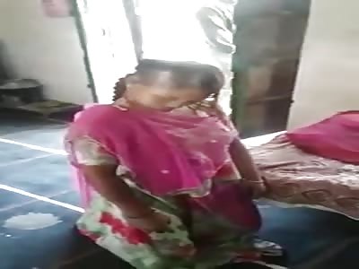 HANGED GIRL SEEMS TO BE PRAYNG