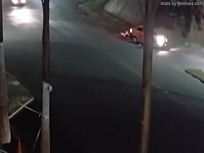 CYCLIST AND TAXI: HEAD ON COLLISION