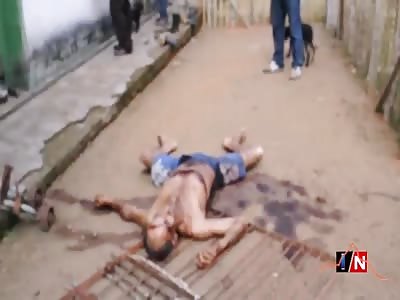 MAN ALMOST DIVIDED IN TWO