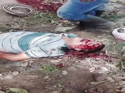 DUDE TAKES HIS LAST BREATHE