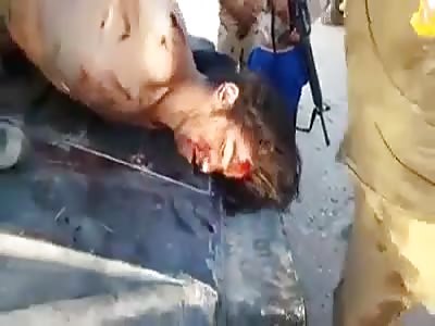 SOLDIERS HAVING FUN TORTURING ENEMY