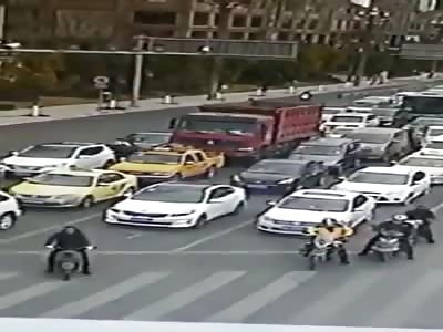 ACCIDENT DUE STUPIDITY