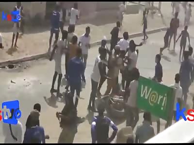 BOY IS VIOLENTLY HIT BY MOTORCYCLE