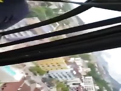 FALL OF HELICOPTER CAUSED ONE DEATH