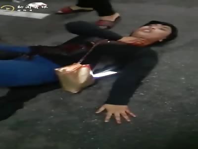 POOR LADY WAS STABBED BY HUSBAND