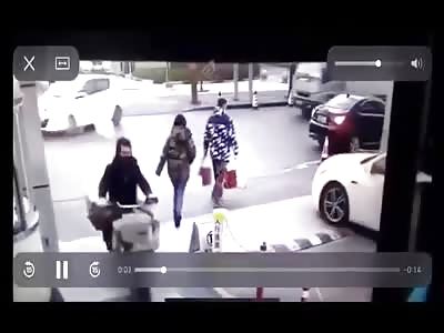 MAN IS CRUSHED BY CAR