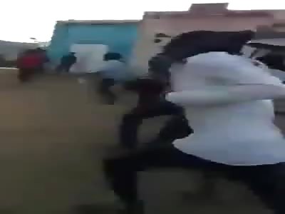 PROTESTER WAS SHOT DEAD