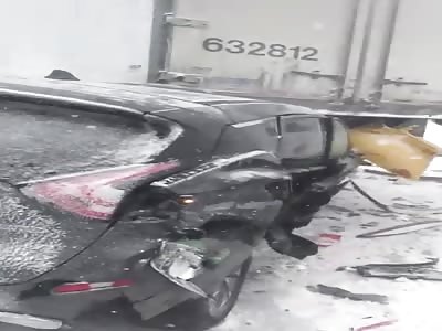 MASSIVE HIGHWAY MAYHEM IN MICHIGAN