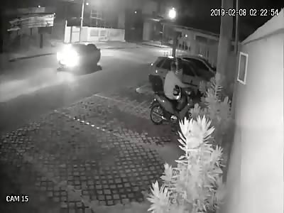 MAN BEING EXECUTED WITH SEVERAL SHOTS