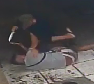 *SHOCKING* MAN BEING SAVAGELY STABBED TO DEATH