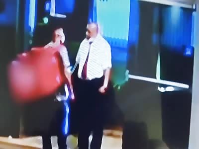 DELIVERY BOY KILLING DOORMAN 