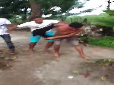 THIEF BEING BEATEN
