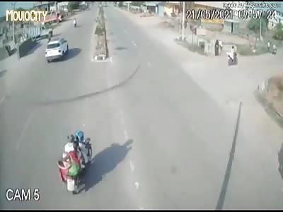 BIKERS CRUSHED IN COLLISION WITH TRUCK