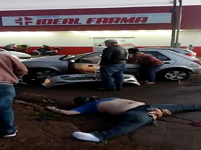 HE OPENED THE SPACATTO - MOTORCYCLE ACCIDENT 