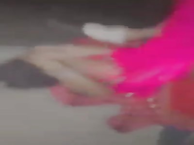 Woman Takes A Rock To The Head