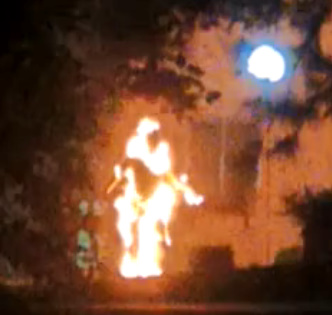 HE'S ON FIRE TONIGHT