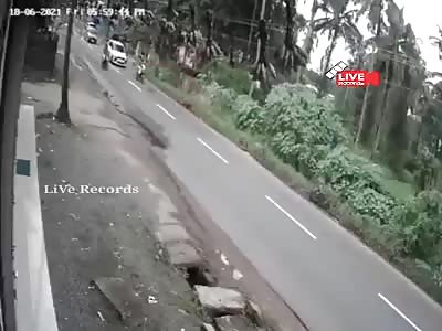 POOR FIDO HIT BY MOTORCYCLE