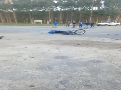 HE DIED HOOKED ON THE TRUCK