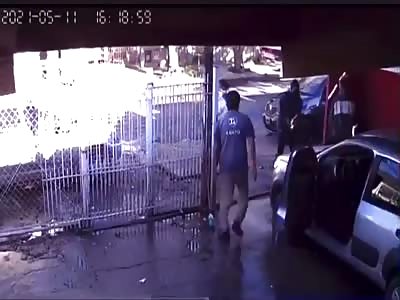 MAN BEING MURDERED IN FRONT OF HIS SON