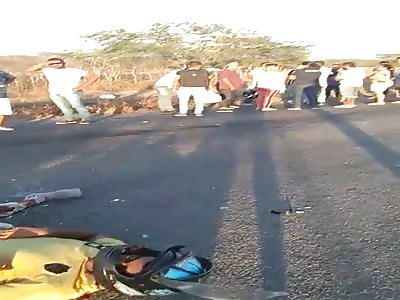 SHOCKING MOTORCYCLE ACCIDENT AFTERMATH