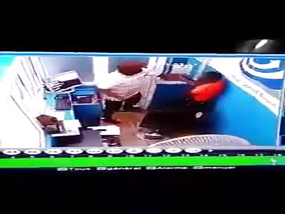 COWARD THIEF BEING BEATEN