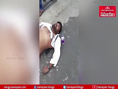 RIDER COLLIDED WITH A FLYOVER SAFETY WALL